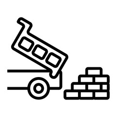 logistic Line Icon