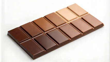 Fototapeta premium Gradient of earthy brown shades transitioning from dark chocolate to light taupe for a smooth and calming effect