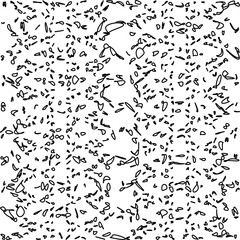 Set of drawn lettering and calligraphy swirls, squiggles. Vector ink decorations for composition. Element design. Wallpaper with black pattern.