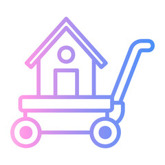 real Line Gradient Icon