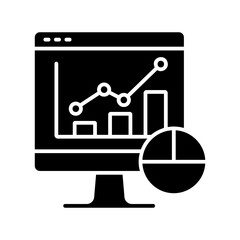 Computer Screen with Analytics