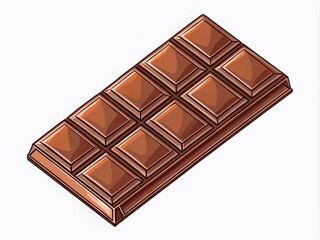 Obraz premium An elegant minimalist design features a continuous line drawing of an unfolded chocolate bar, perfect for urban exploration photography, capturing the essence of creative simplicity.