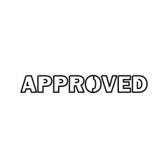 Approved icon design template