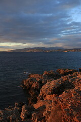 sunset at the beach