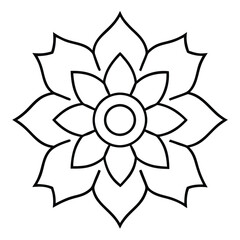 flower isolated on white background