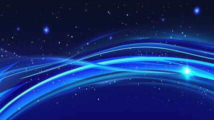 Fototapeta premium universe starry sky flares bright planet cosmic