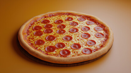 Studio Shot of Pizza - Deliciously Loaded and Cheesy Slice in Focus