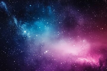 Galaxy-inspired gradient with deep purples and blues