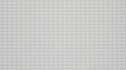 Close-up of a white textured fabric with a subtle grid pattern, ideal for backgrounds, design elements, or showcasing textile details.
