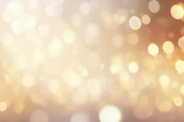 Cream-toned abstract background with soft bokeh lights evoking an outdoor festival atmosphere