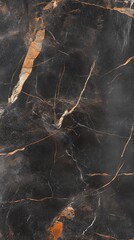Marble texture in black with gold veins, stylish and elegant