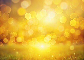 Bright yellow gradient abstract background exuding vintage summer vibes, ideal for warm seasonal themes, interior decor, and creative projects, perfect for blurred wallpaper designs.