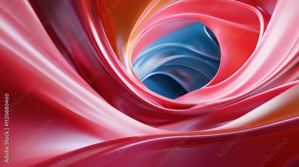 Poster dynamic paint swirls, vibrant color patterns with high-energy movement