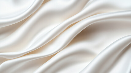 Fototapeta premium White gray satin texture that is white silver fabric silk background with beautiful soft blur pattern natural. 