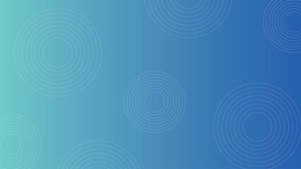 Abstract Gradient Circle Line Background Blue Colour