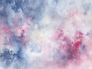 Fototapeta premium Subtle watercolor background with soft pink and blue tones