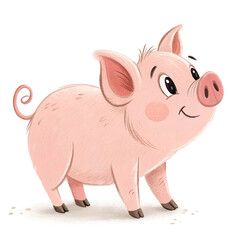 Fototapeta premium pig cartoon