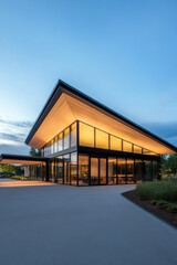 Fototapeta premium Modern Architecture at Dusk