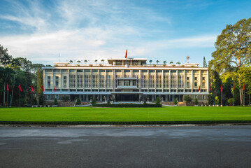 Independence Palace, aka Reunification Convention Hall, located at Ho Chi Minh City, Saigon, Vietnam