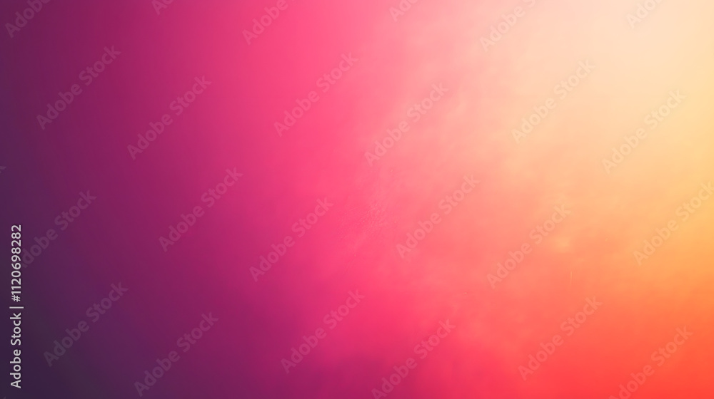Poster abstract background with a vibrant gradient transitioning from deep purple to bright, warm yellow. p