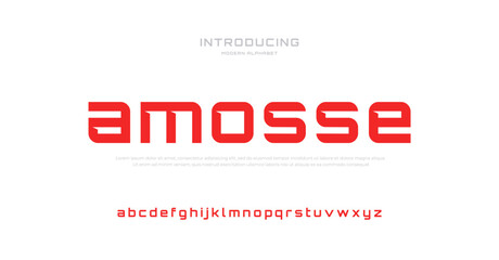 Future modern alphabet font. Typography urban style fonts for sport, technology, digital, movie logo design