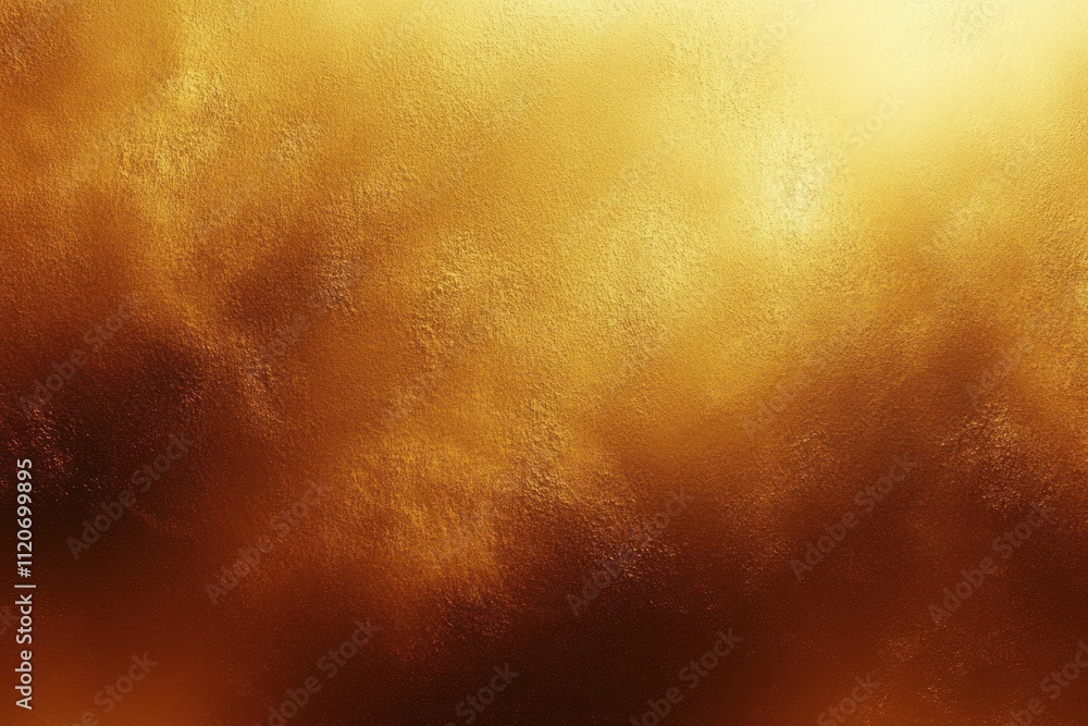 Poster gold gradient background shimmering texture warm glow soft focus abstract art empty space luxury