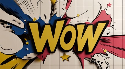 Expressive exclamation and dynamic sound: a playful auditory effect that captivates audiences, infusing excitement into entertainment and enhancing memorable experiences through vibrant design.