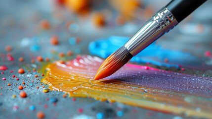 Fototapeta premium A closeup image of a colored pencil on a white background