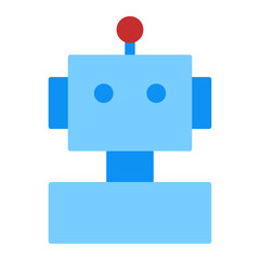 blue robot icon
