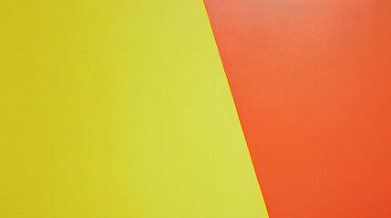 Abstract background with vibrant yellow and orange colors divided diagonally.  Clean, simple, and modern design perfect for various applications.