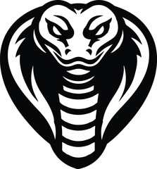 Snake Head Silhouette logo icon vector