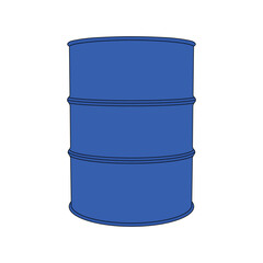 kids drawing steel drum cartoon isolated
