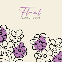 A picture of a flower background with the text natural beauty