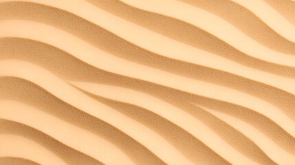 Elegant Patterns in Raked Sand Conveying Tranquility and Balance of Nature's Harmony. Stress Awareness Day Concept