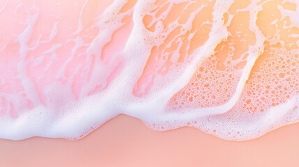 Fototapeta premium Pink and Orange Gradient Foam