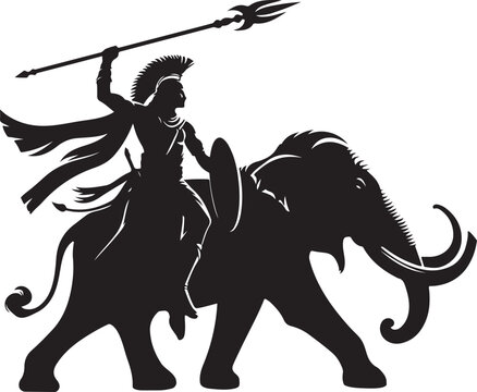 Vector Mythical Elephant