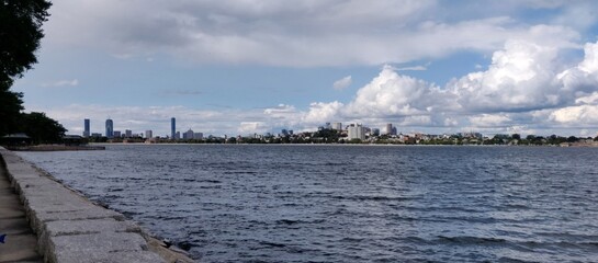 The waterfront of harbor point, a Boston neighborhood