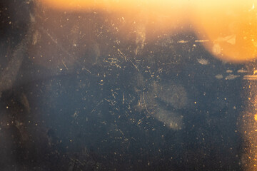 Scratch And Grunge Texture On Glass Window Video