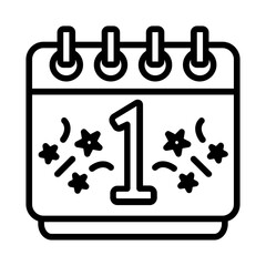 Obraz premium date icon