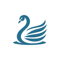 modern swan logo