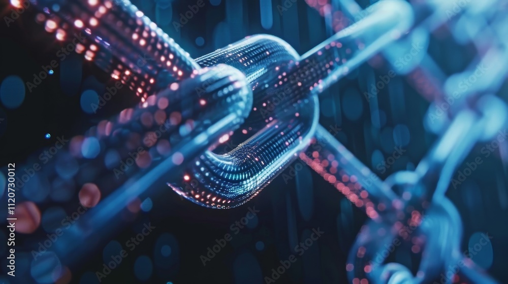 Aufkleber a visual representation of the disruptive power of blockchain technology on traditional financial sy