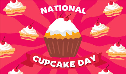 national cupcake day with delicious cupcakes