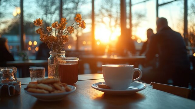 Networking Breakfast for Business Leaders and Professionals at a Cozy Café