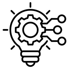 Innovation single icon