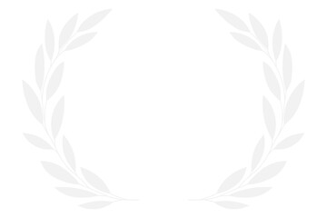 white laurel award vector png