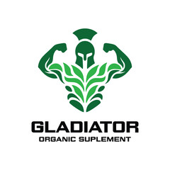 Gladiator Organic Supplement Logo.