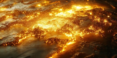 North America glowing digital map with illuminated cities and cyberpunk style Earth globe