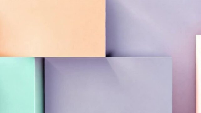 Gentle Transitions in a Grid of Soft Pastels for Calm