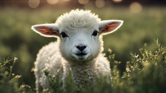 curious little lamb jump easter spring cute ep agriculture farming jumping 4k cattle infant juvenile newborn naive offspring innocent wool baby ng grass grazing field pasture farm animal playful