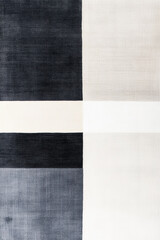 Fototapeta premium Monochrome Geometric Rug